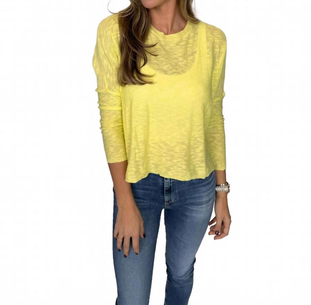 NEW STITCHDROP sandcastle sweater in yellow
